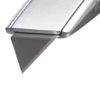 Нож универсальный трапециевидный 19 мм, фиксатор, корпус металл, Zinc-alloy, TOP