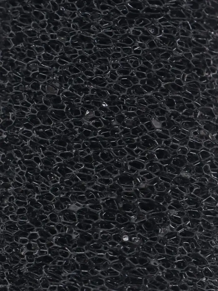 Губка круглая № 1, среднепористая 30PPI, 5&times;5&times;8.5, черная
