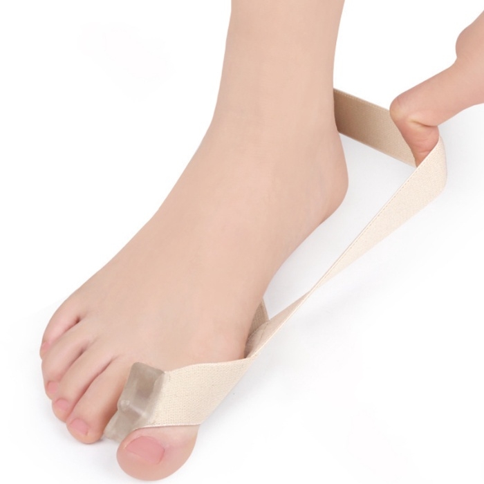 Корректор - разделитель для большого пальца, на манжете, S р-р, цвет бежевый Корректор - разделитель для большого пальца, на манжете, S р-р, цвет бежевый