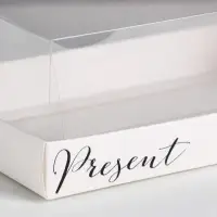 Коробка кондитерская &laquo;Present&raquo;, 22&times;8&times;13.5 см