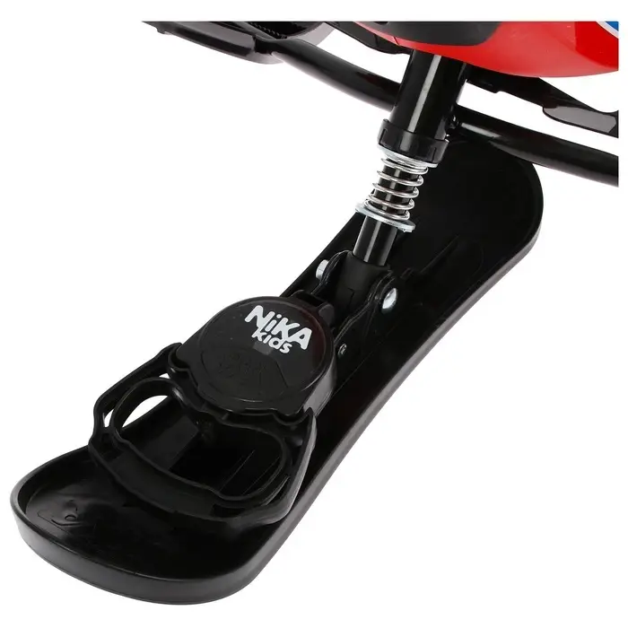 Снегокат Snowpatrol 2, со спинкой, красный, чёрный, SND4/1 Nika Kids Снегокат Snowpatrol 2, со спинкой, красный, чёрный, SND4/1 Nika Kids