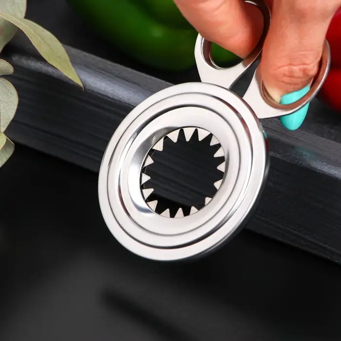 Ножницы для яиц Доляна, 10×8×0,7 см, диаметр отверстия 3,3 см, нержавеющая сталь Ножницы для яиц Доляна, 10×8×0,7 см, диаметр отверстия 3,3 см, нержавеющая сталь