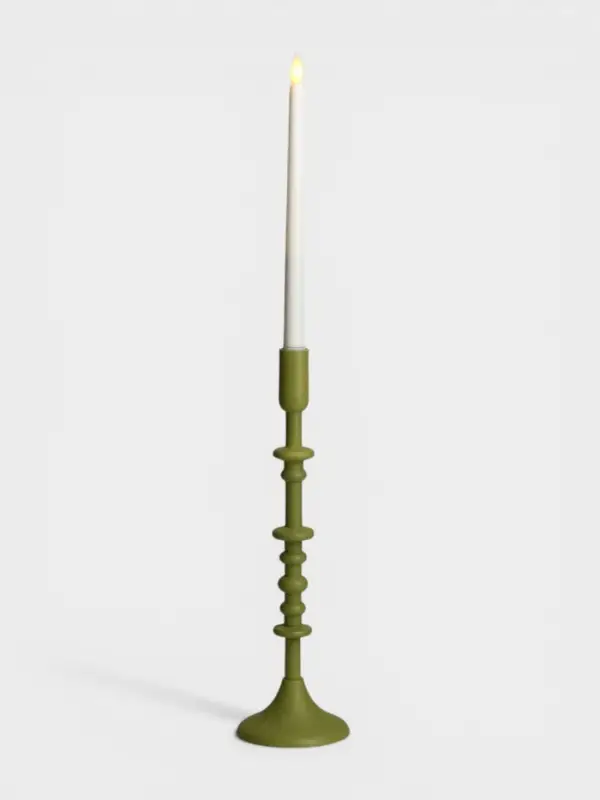 Подсвечник на 1 свечу &laquo;Авокадо&raquo;, 10&times;10&times;35 см