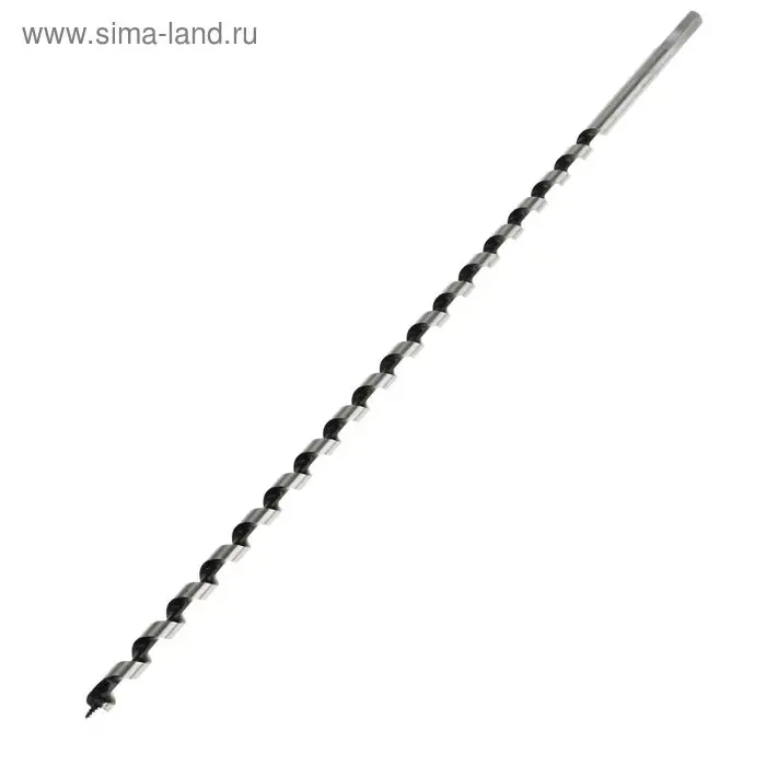 Сверло по дереву шнековое ТУНДРА, шестигранный хвостовик, 10&times;460 мм