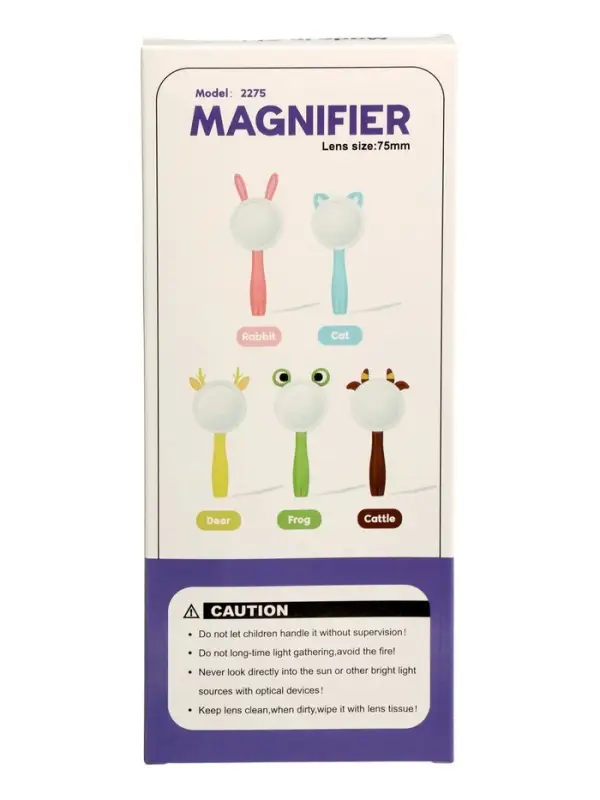 Лупа детская &laquo;Животные&raquo;, двойная линза x5 и x10