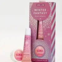 Подарочный набор новогодний Winter Fantasy, бальзам и скраб для губ, URAL LAB