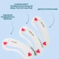 Трафареты для макияжа и коррекции бровей, набор - 3 шт.