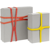 Резинка крестообразная Attache Х-образная, 180х11х1 мм, 25 шт, ассорти