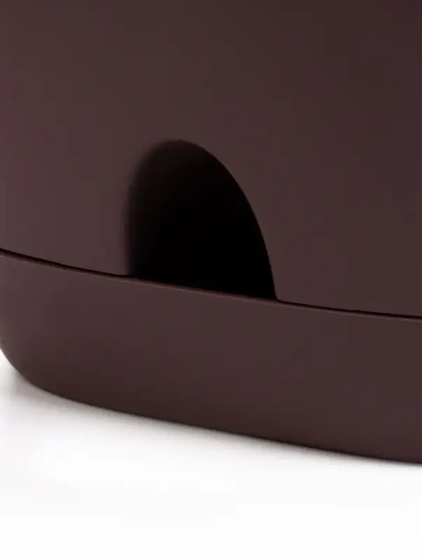 Кашпо с прикорневым поливом 15 л D-29,5см, H-31см ежевика "Гранд"