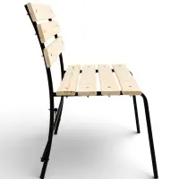 Скамейка деревянная, 140&times;61.5&times;89 см, для дачи и сада