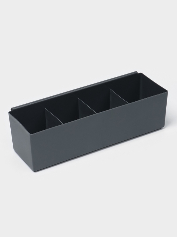 Органайзер для ящиков "Трамбо" 4 отделения 26х7х8,3 см, цвет МИКС