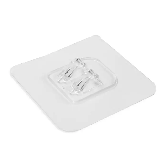 Держатель с клейкой поверхностью ТУНДРА, 60х60 мм, набор 6 шт