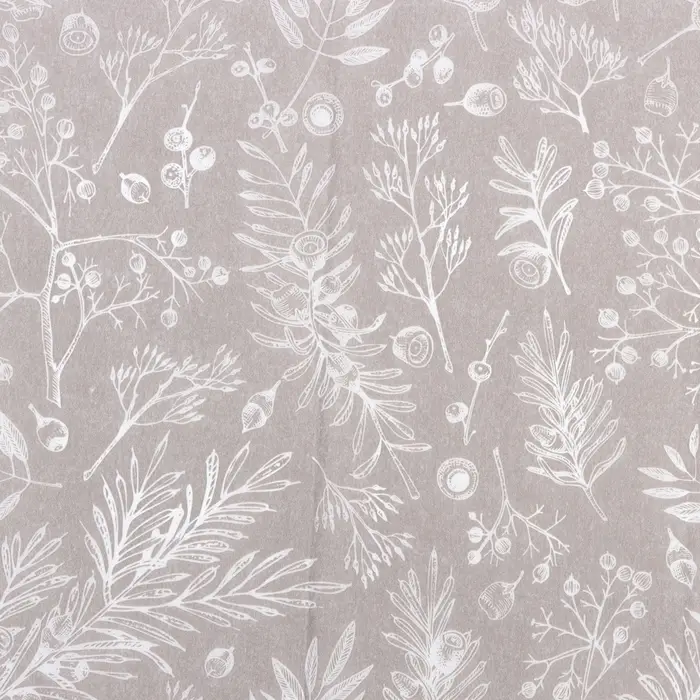 Бумага упаковочная тишью, «Ветки», 50 см × 70 см 17 грамм