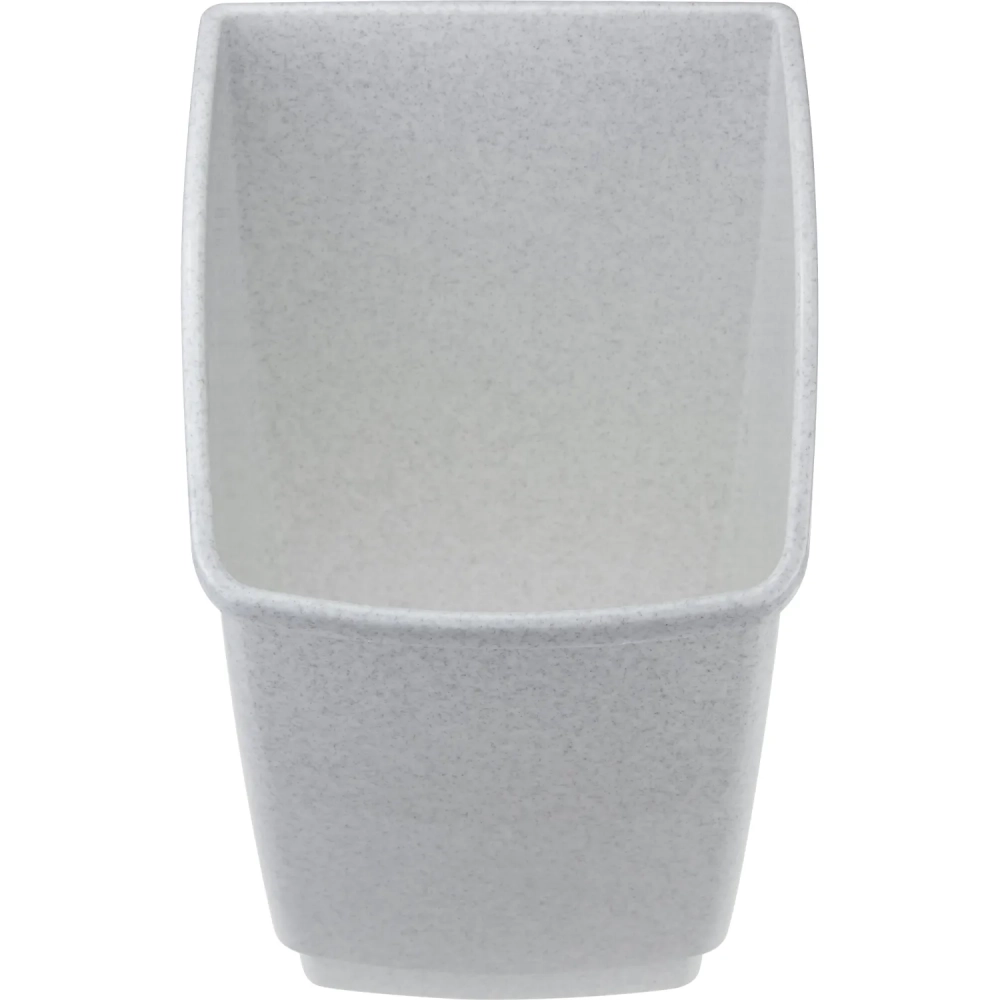 Ведро мусорное пласт 7л прям сер с черн крыш-маят мрамор 210х370х200мм_СПБ