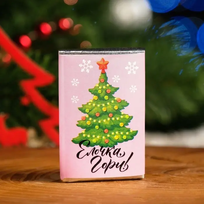 Шоколад молочный Шоколад молочный "Новогодний", 12 г