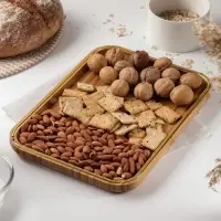 Блюдо для подачи Доляна &laquo;Цветение&raquo;, 36&times;24 см, бамбук