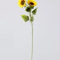 Цветы искусственные &laquo;Куст подсолнухов&raquo;, h=87 см, d=16 см