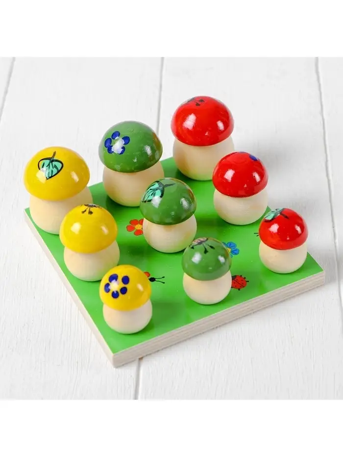 Счётный материал &laquo;Грибочки на полянке&raquo;, набор 9 шт.