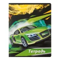 Тетради 10 штук, 24 листа в клетку Calligrata &laquo;Тачки&raquo;, обложка мелованный картон, ВД-лак, блок офсет, 5 видов по 2 штуки