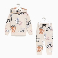 Костюм детский (толстовка, брюки) KAFTAN "Graffiti", р.32 (110-116 см)