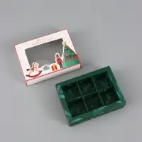 Коробка для 6 конфет &laquo;Волшебного Нового года!&raquo;, 13.5&times;9.8&times;3.8 см