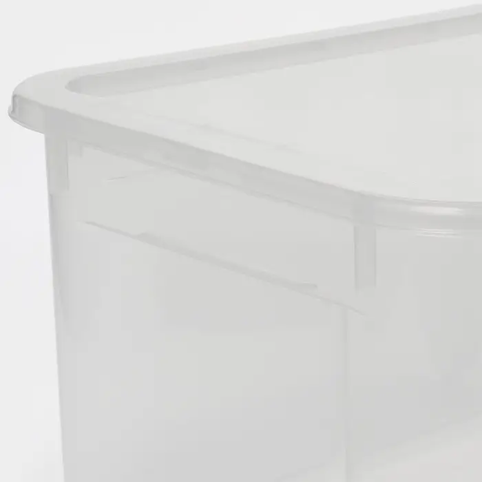 Ящик для хранения &laquo;Кристалл XS Plus&raquo;, 16 л, 38.9&times;27.5&times;21.5 см, с крышкой, прозрачный