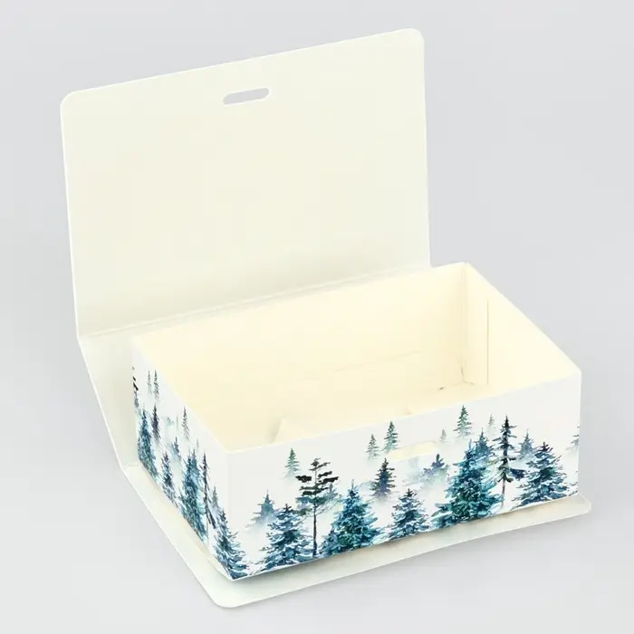 Складная новогодняя коробка-книга «Сказочных моментов», 12 х 8 х 4,5 см