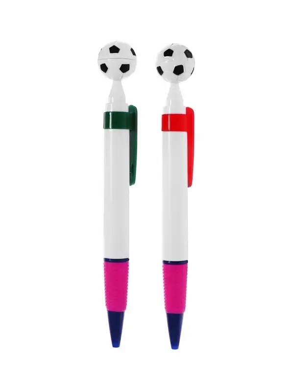 Ручка - прикол шариковая Calligrata «Футбольный мяч», МИКС Ручка - прикол шариковая Calligrata «Футбольный мяч», МИКС