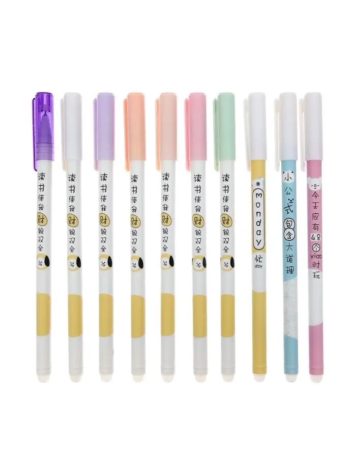 Стираемая ручка &laquo;Девочка&raquo;, гелевая, синий стержень, узел 0.5 мм, МИКС