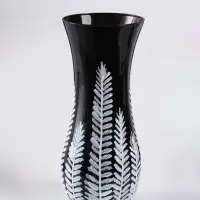 Ваза &laquo;Вента&raquo;, веточки, h=26 см, стекло, чёрная