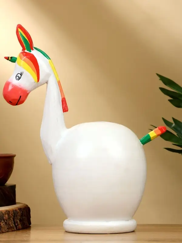 Копилка «Единорог», 30×25×14 см, дерево