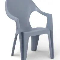 Кресло садовое Decorona DeForma, 55&times;53.5&times;78.5 см, пластиковое, цвет дымчатый кварц