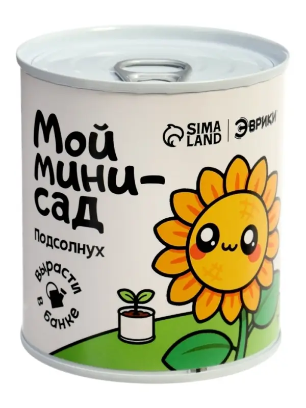 ЭВРИКИ Набор для опытов "Мой мини-сад", подсолнух