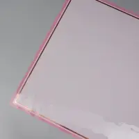 Пленка для цветов, "Двойная кайма", св. розовый, 57х57&plusmn;2 см