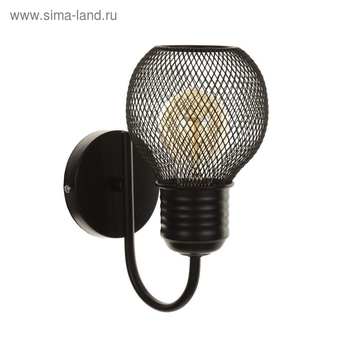 Бра  Бра "Винтаж" 1xE27 40Вт черный 12х19х23 см.