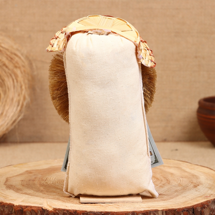 Оберег «Домовой Кузя с долларами», микс Оберег «Домовой Кузя с долларами», микс