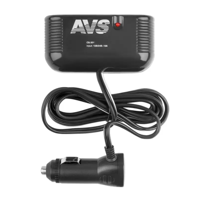 Разветвитель прикуривателя AVS 12/24 (на 3 выхода) CS301