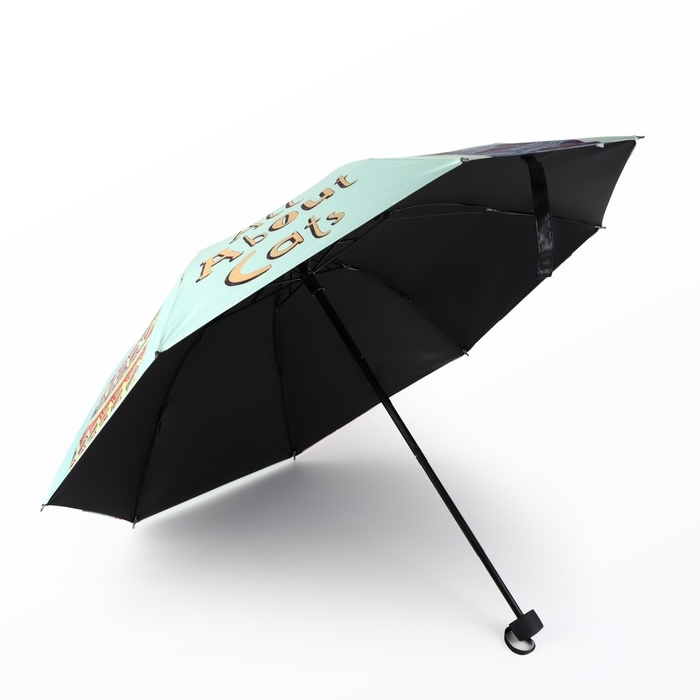 Зонт механический «Коты», эпонж, 4 сложения, 8 спиц, R = 49/55 см, D = 110 см, цвет МИКС Зонт механический «Коты», эпонж, 4 сложения, 8 спиц, R = 49/55 см, D = 110 см, цвет МИКС