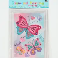 Алмазная мозаика &laquo;Бабочки&raquo;, картонная основа 17.5&times;24 см, частичная выкладка