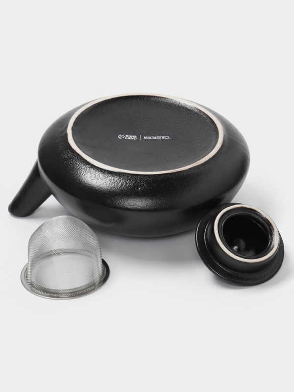 Чайник заварочный с ситом 0.7 л, Magistro Black Swan, черный Чайник заварочный с ситом 0.7 л, Magistro Black Swan, черный