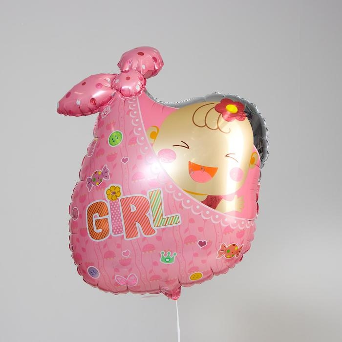 Воздушные шары фольгированные 34" &laquo;Младенец в конверте. Малышка&raquo;