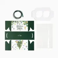 Коробка для капкейка «Новогодние истории», 16 х 8 х 10 см