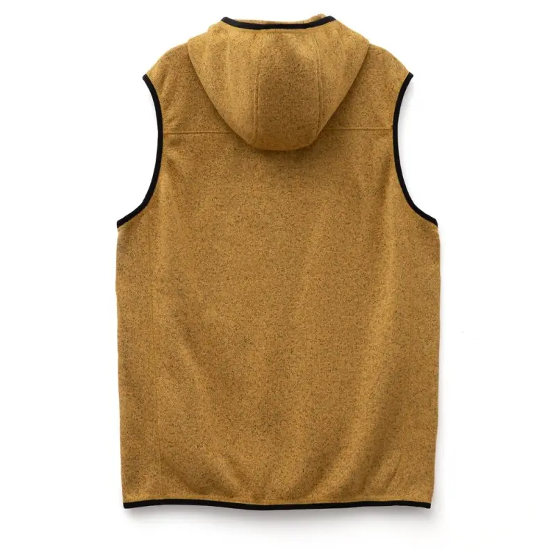 Жилет с капюшоном унисекс Gotland, горчичный, размер S Жилет с капюшоном унисекс Gotland, горчичный, размер S