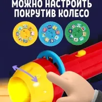Игровой набор с проектором ZABIAKA &laquo;Новогодние истории&raquo;, 3 книжки со сказками, 3 слайда, 24 картинки