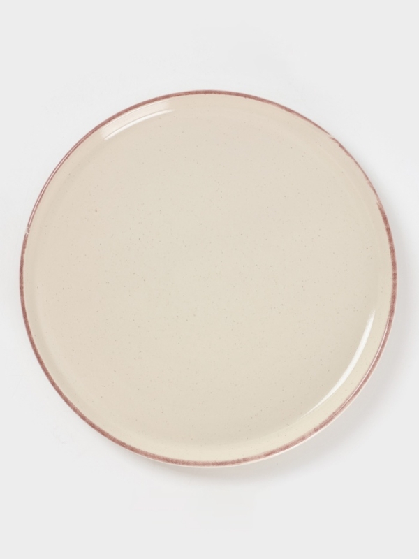 Тарелка Доляна «Альпийский крем», d=20.5, керамика, белая Тарелка Доляна «Альпийский крем», d=20.5, керамика, белая