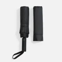 Зонт складной с УФ-защитой Ribstar, черный