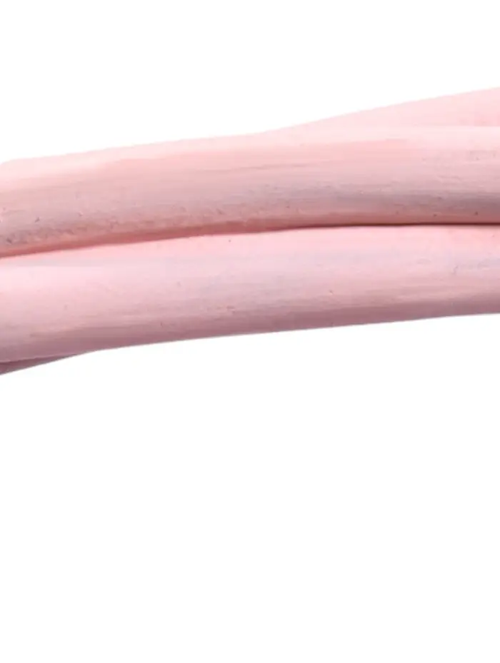 Корзина плетеная 32 х 32 х 14 см, ручка h=14 см розовый  ткань