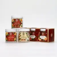 Соль для ванны, набор 3 шт х 200 г, имбирное печенье, глинвейн, мандарин, URAL LAB