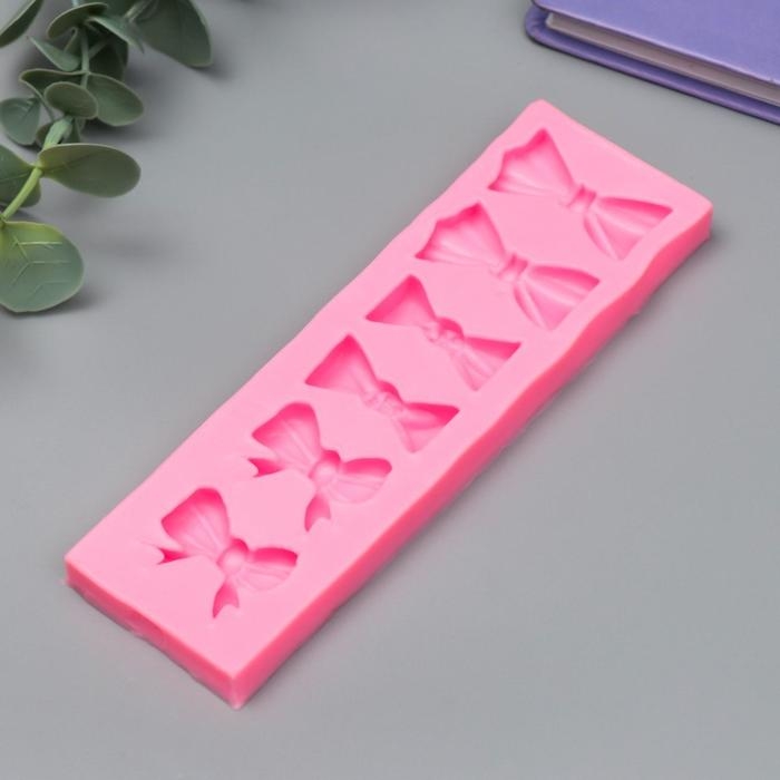 Молд силикон Молд силикон "Бантики" 6 предметов 1х4,5х14,7 см