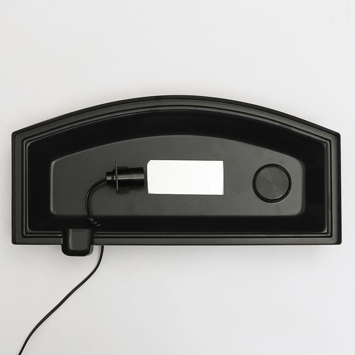 Аквариум Аквариум "Телевизор" с крышкой, 40 литров, 46 х 20 х 44/49 см, чёрный